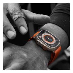 Imagen de APPLE WATCH ULTRA GPS + CELULAR 49MM TITANIUM CASE WITH ORANGE ALPINE LOOP