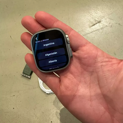 APPLE WATCH ULTRA MIDNIGHT OCEAN BAND GREEN - RENEWED (REACONDICIONADO)