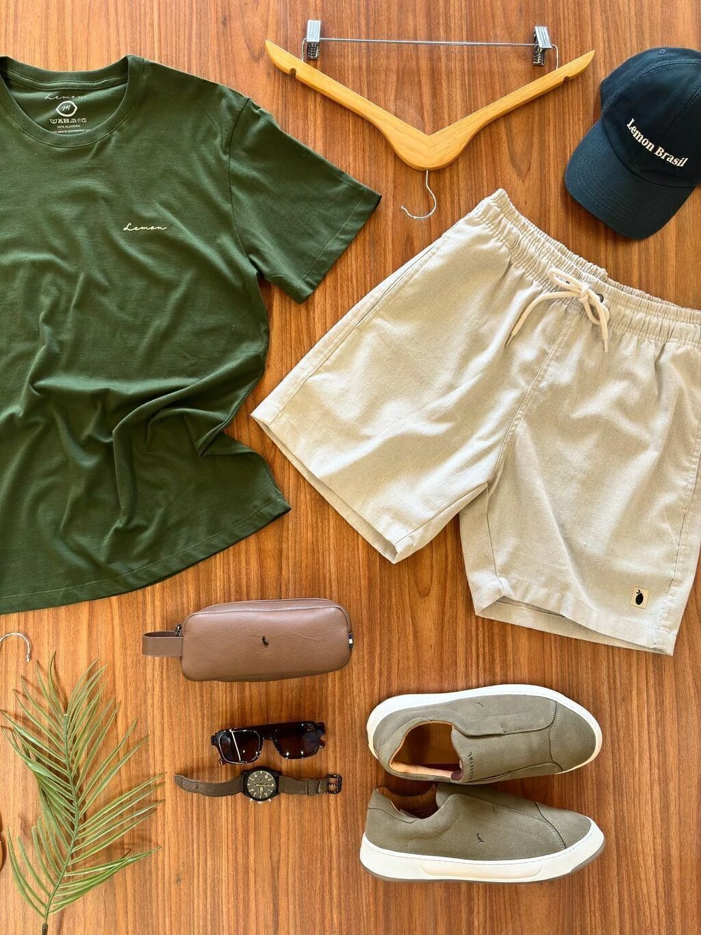 T-shirt Lemon Básica Alto Relevo Verde