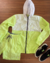 Corta vento Lemon Brasil branco/verde neon
