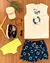 Beach short Lemon gaivota - comprar online