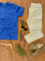 T-shirt Lemon flor azul - comprar online