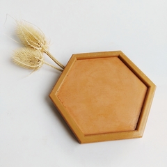 Plato Hexagonal 1 Color - comprar online