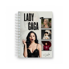 Caderno e Agenda Lady Gaga Personalizado - 2027/2028
