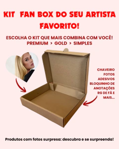 KIT FAN BOX ADELE - ITENS VARIADOS (SURPRESA)