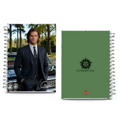 Caderno Supernatural Personalizado Universitário - A4 - loja online