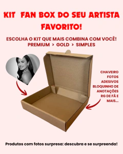 KIT FAN BOX DEMI LOVATO - ITENS VARIADOS (SURPRESA)