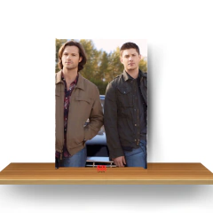 Placa decorativa Supernatural 20x28cm de mdf
