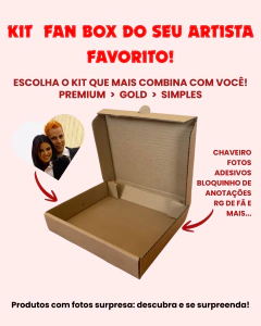 KIT FAN BOX CHAVERRONI MAITE E CHRISTIAN - ITENS VARIADOS (SURPRESA)