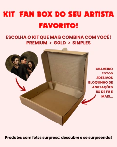 KIT FAN BOX CREPÚSCULO TWILIGHT - ITENS VARIADOS (SURPRESA)