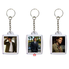 Trio de Chaveiros Supernatural Acrílico Transparente - comprar online