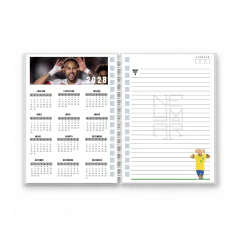 Caderno e Agenda Neymar Jr Personalizado - 2027/2028 - loja online