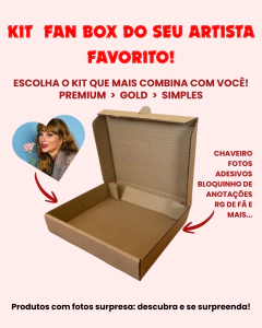 KIT FAN BOX TAYLOR SWIFT - ITENS VARIADOS (SURPRESA)