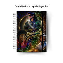 Caderno e Agenda Michael Jackson Rei do pop - Personalizada A5 - comprar online