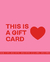 Gift card especial por $60.000