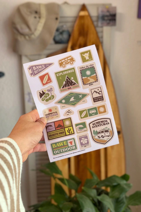 Plancha sticker | Montaña A5