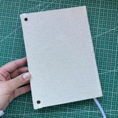 Cuaderno Virgen Maria bordado - Malu Cuadernos