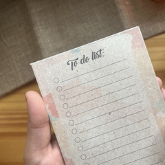 Talon de Notas - To do List ROSA Y CELESTE - comprar online