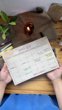 PLANNER PERPETUO ECONOMICO ROSA - comprar online