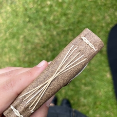 Imagen de Mini bitácora marrón rayada