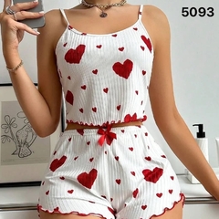 Pijama corazón shein en internet