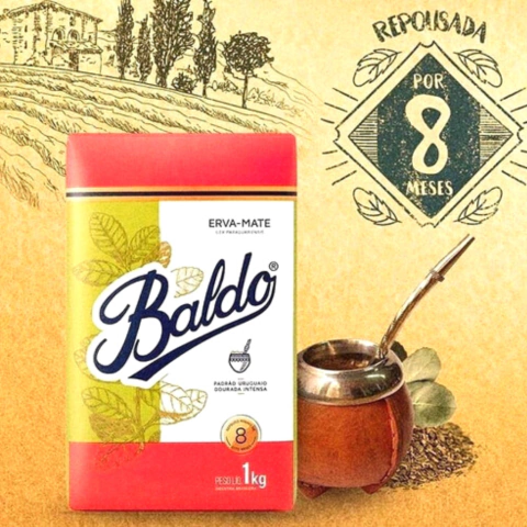 Erva Mate - Baldo - 1kg - Padrão Uruguaio