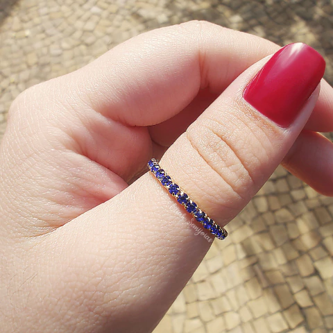 Anel Riviera Azul - comprar online