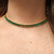 Choker Riviera Zircônia Verde na internet