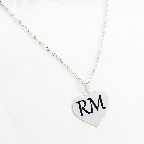 Gargantilha Heart RM Prata