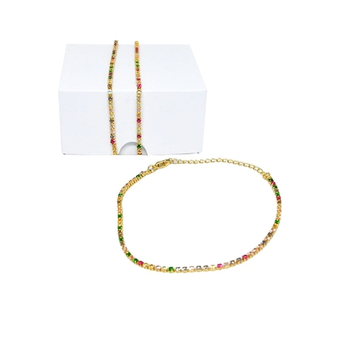 Pulseira Colorida em Zircônias