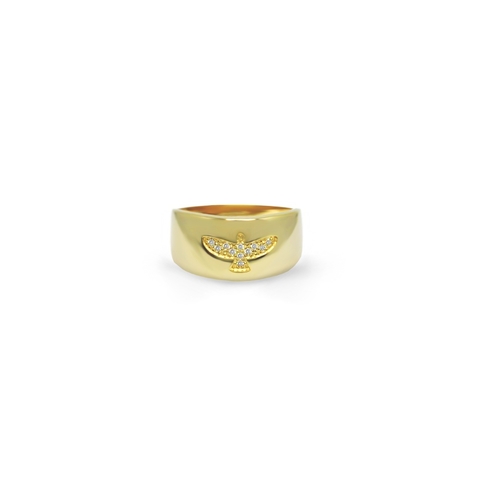Anel Espírito Santo Zircônia Cristal