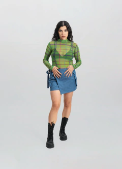 Remera Microtul -Estampa Ácido Verde en internet