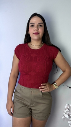 BLUSA TRICÔ MODAL COM MANGUINHA CURTA AYLA