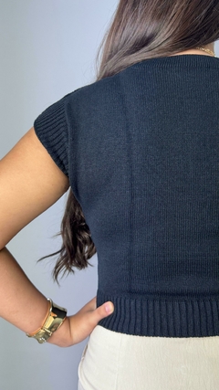 BLUSA TRICÔ MODAL COM MANGUINHA CURTA AYLA - loja online