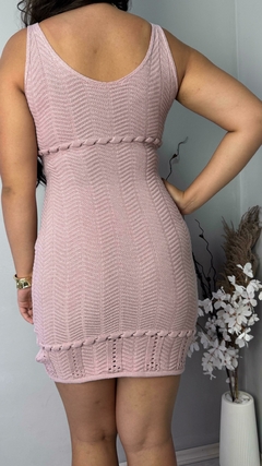 VESTIDO TRICÔ MODAL AJUSTAVEL AO CORPO COM DETALHE NA BARRA E DECOTE RAQUEL - Lih Style | Moda Feminina 