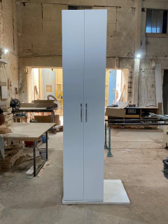 Imagem do Armário Multiuso Branco 2 portas 9 prateleiras 2,40 A x 50 P x 53 L