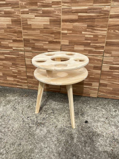 Mesa Petisqueira Redonda Natural na internet