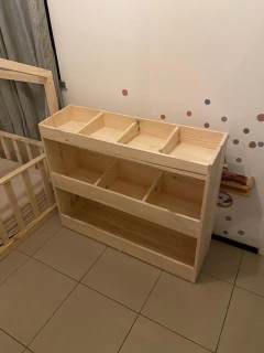Organizador infantil pinus natural 1m L x 30 p x 82 A - comprar online