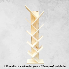 Estante Zig Zag G - NoCaprichoWood - Móveis Rústicos de Pinus em Fortaleza