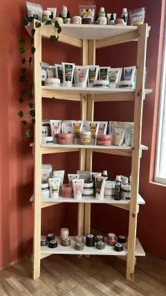 Estante em V desmontavel com 5 prateleiras na internet