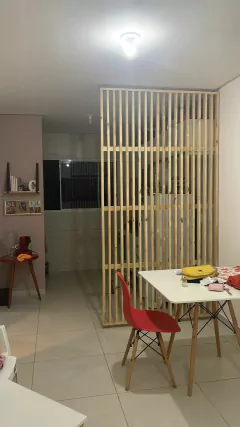Painel divisor de Ambientes Camila com sapata reguladora - NoCaprichoWood - Móveis Rústicos de Pinus em Fortaleza