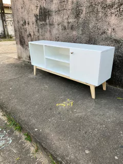 Rack Jordi White 1,30m - comprar online