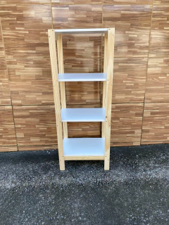 Estante branca 4 prateleiras Jessica na internet