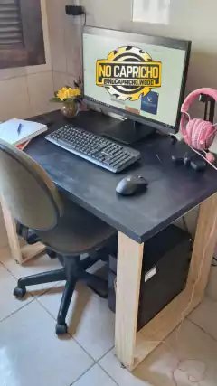 MESA DE ESTUDO JOSÉ BLACK 1M - comprar online