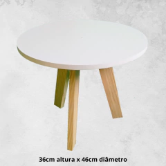 Mesinha De Centro Redonda Tripé na internet