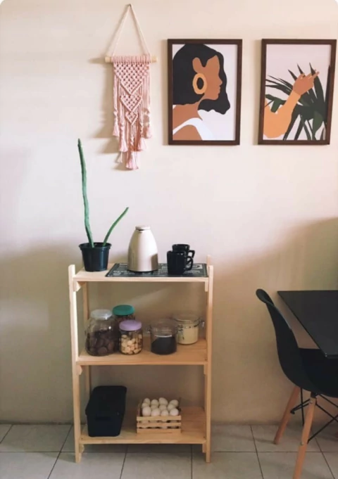 Estante Multiuso com 3 prateleiras Fechada