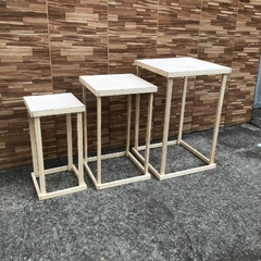 Trio De Mesas Modulares