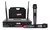 Micrófono Inalámbrico Doble Uhf Novik Unk-330 70m C/maletín - comprar online