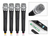 Micrófono Inalámbrico De Mano (x 4) Venetian Md4700 - comprar online