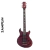 guitarra electrica charvel dc1 st trans red